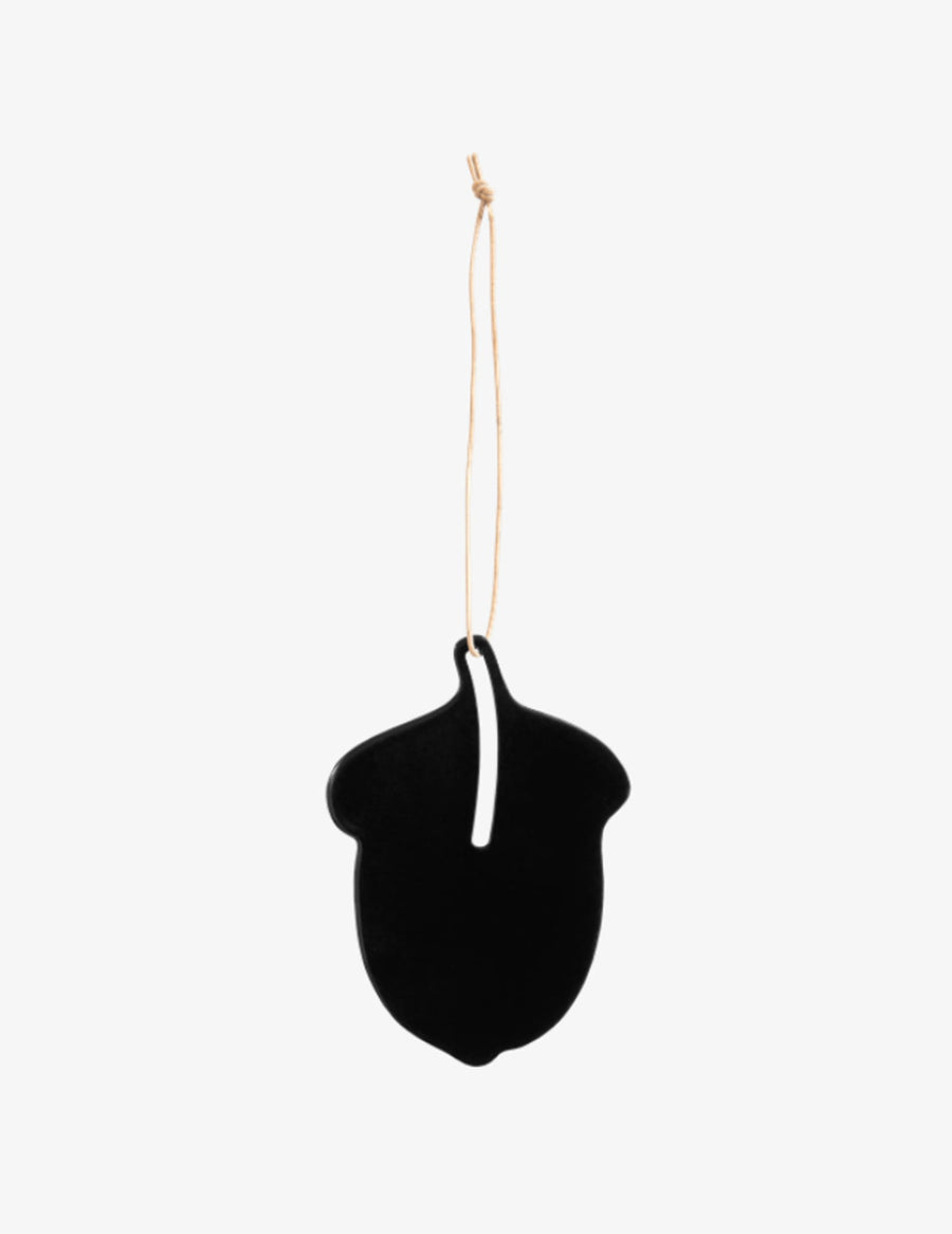 Christmas Ornament - Acorn Black