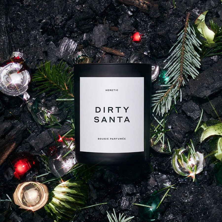Dirty Santa Candle