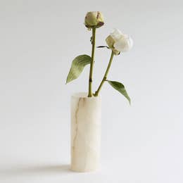 Alabaster Vase-Tall & Slim