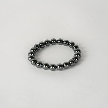 10mm Bracelet- Hematite