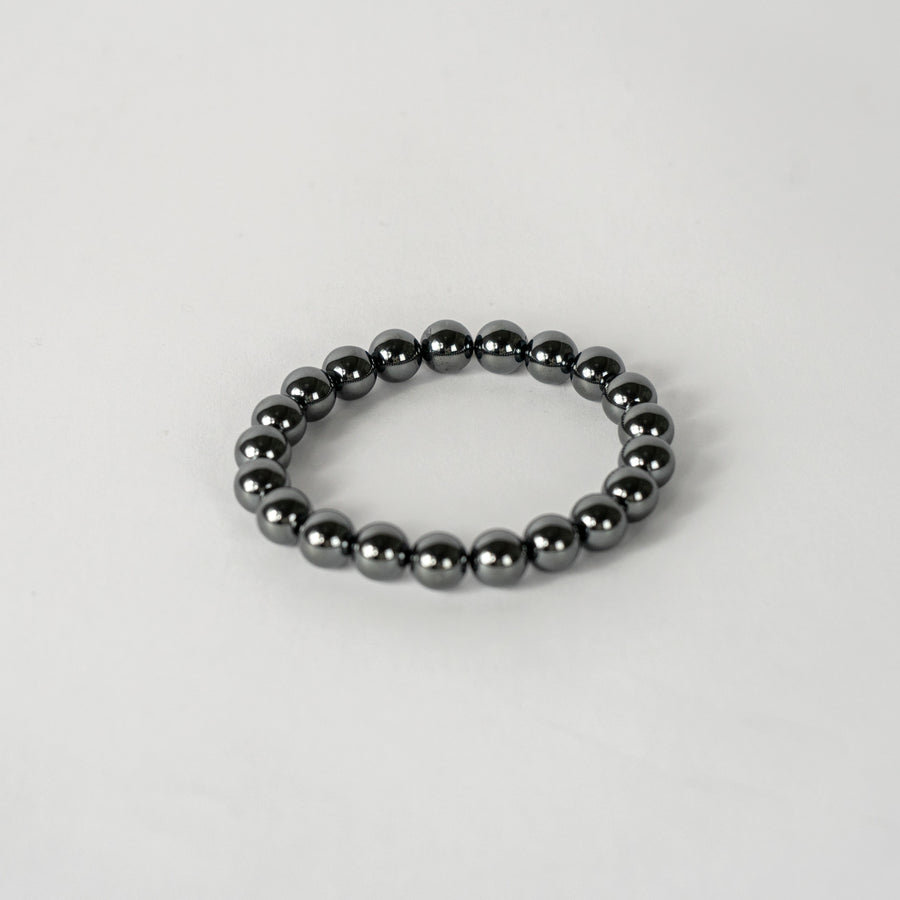 10mm Bracelet- Hematite