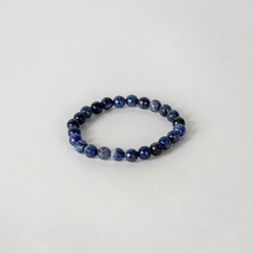 8mm Faceted Bracelet-sodalite