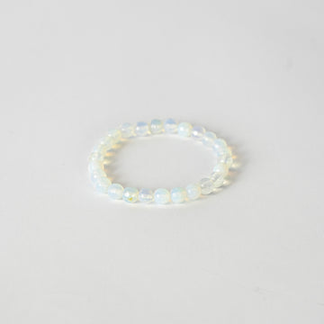 8mm Faceted Bracelet-Opalite