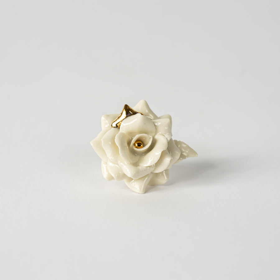 Ceramic Flower Ring