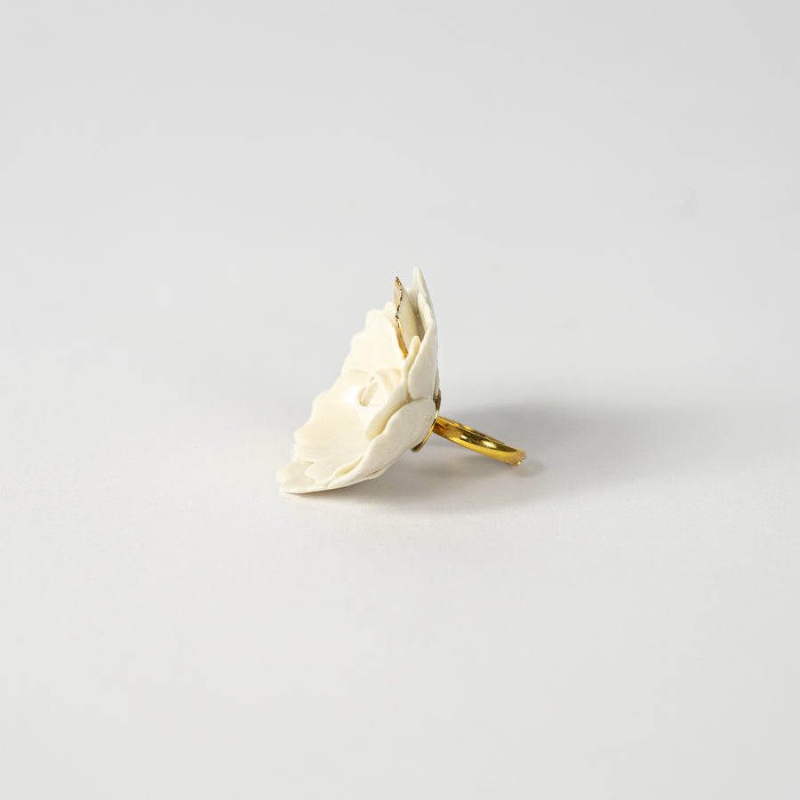 Ceramic Blooming Eye Ring