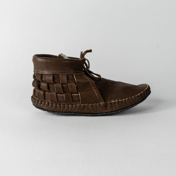 Handcrafted Moccasins -Woven with Abalone Shell