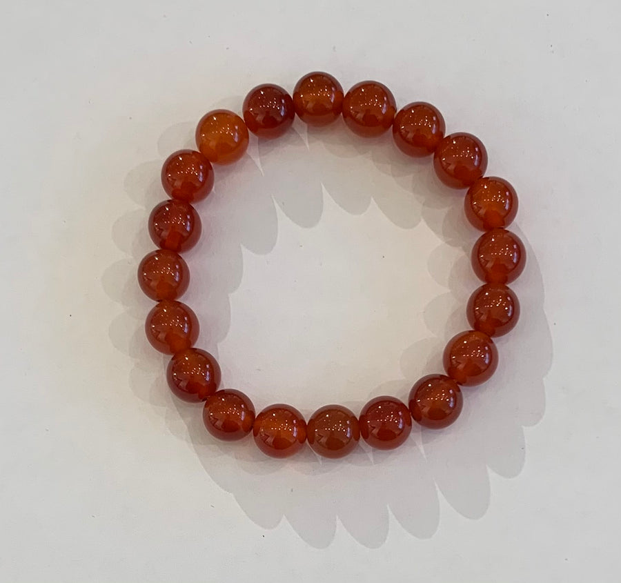 10mm Bracelet-Carnelian