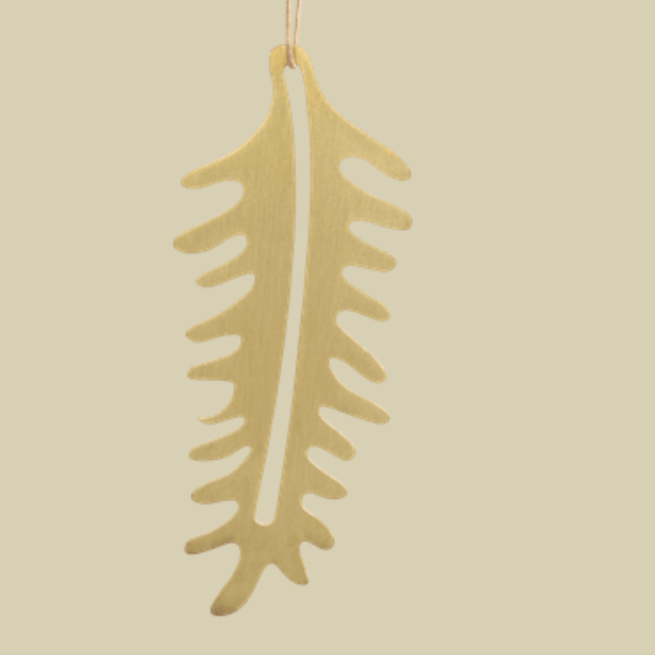 Christmas Ornament - Spruce Brass